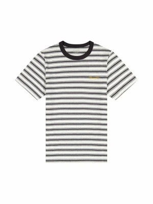 T-shirt z nadrukiem Wrangler mleczny