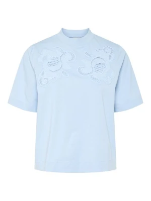 T-shirt z nadrukiem Y.A.S jasnoniebieski