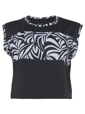 T-shirt z nadrukiem YOGA CURVES