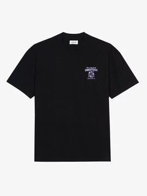 T-shirt z nadrukiem YOURTURN czarny
