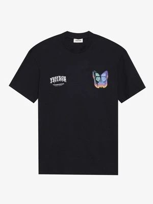 T-shirt z nadrukiem YOURTURN czarny