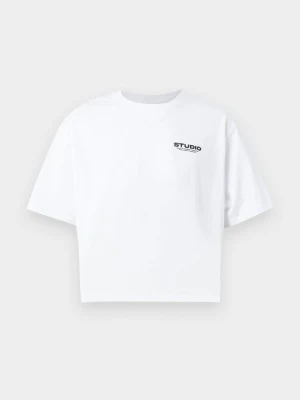 T-shirt z nadrukiem YOURTURN By Zalando biały