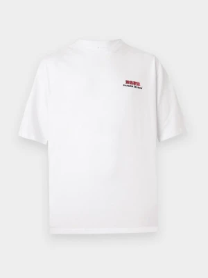 T-shirt z nadrukiem YOURTURN biały