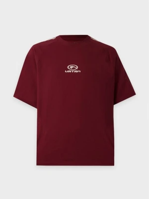 T-shirt z nadrukiem YOURTURN By Zalando ciemnoczerwony