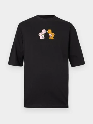 T-shirt z nadrukiem YOURTURN By Zalando czarny