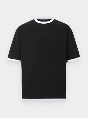 T-shirt z nadrukiem YOURTURN By Zalando ciemnoszary