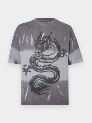 T-shirt z nadrukiem YOURTURN ciemnoszary