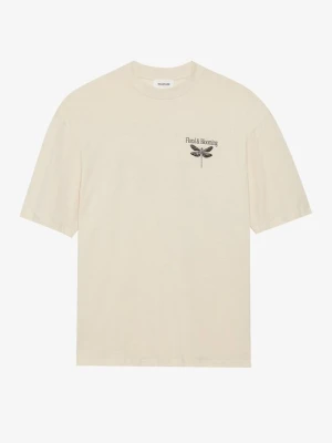 T-shirt z nadrukiem YOURTURN By Zalando mleczny