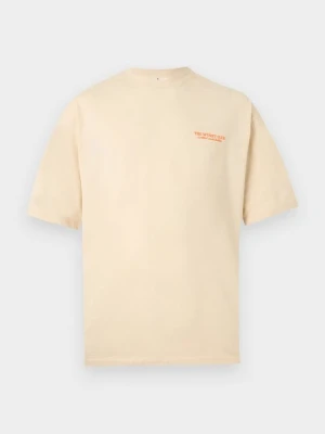 T-shirt z nadrukiem YOURTURN By Zalando piaskowy