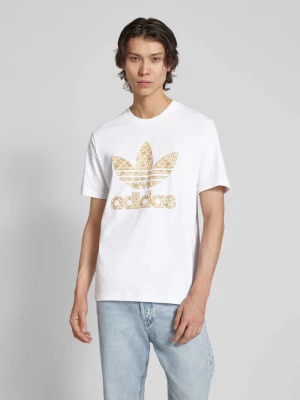 T-shirt z nadrukiem z logo adidas Originals