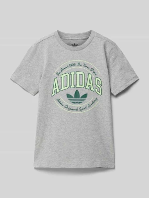 T-shirt z nadrukiem z logo adidas Originals