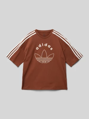 T-shirt z nadrukiem z logo adidas Originals