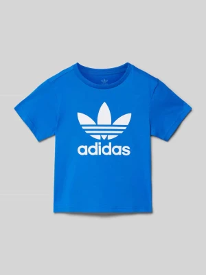 T-shirt z nadrukiem z logo adidas Originals