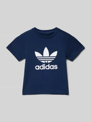 T-shirt z nadrukiem z logo adidas Originals