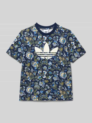 T-shirt z nadrukiem z logo adidas Originals