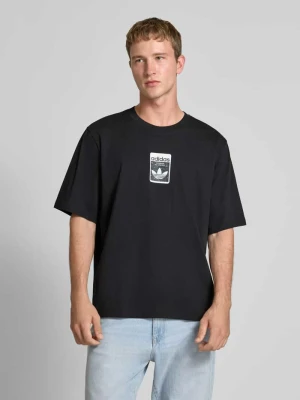 T-shirt z nadrukiem z logo adidas Originals