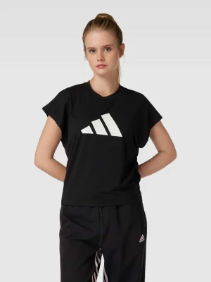T-shirt z nadrukiem z logo Adidas Training