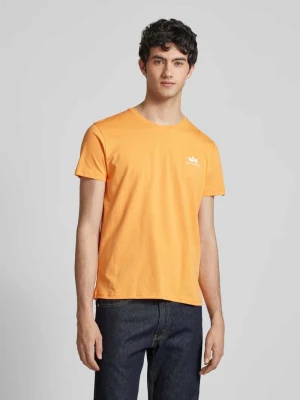 T-shirt z nadrukiem z logo alpha industries