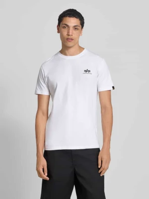 T-shirt z nadrukiem z logo alpha industries