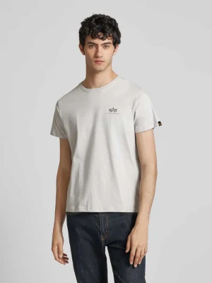 T-shirt z nadrukiem z logo alpha industries