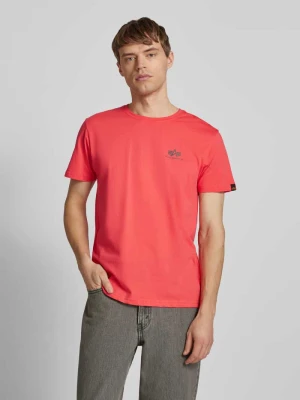 T-shirt z nadrukiem z logo alpha industries