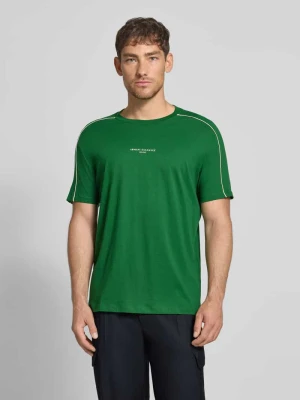 T-shirt z nadrukiem z logo Armani Exchange