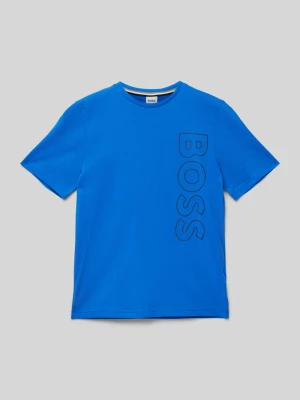 T-shirt z nadrukiem z logo Boss