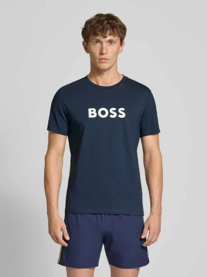 T-shirt z nadrukiem z logo Boss