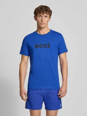 T-shirt z nadrukiem z logo Boss