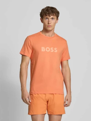 T-shirt z nadrukiem z logo Boss