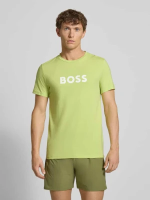 T-shirt z nadrukiem z logo Boss