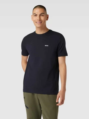 T-shirt z nadrukiem z logo BOSS Green