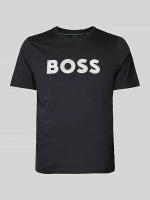 T-shirt z nadrukiem z logo BOSS Green