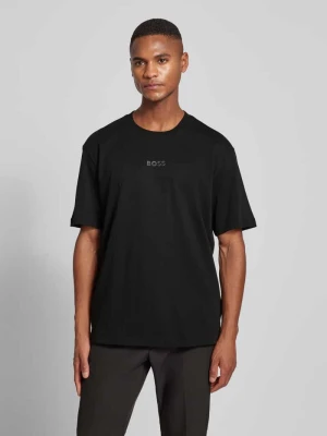 T-shirt z nadrukiem z logo BOSS Green