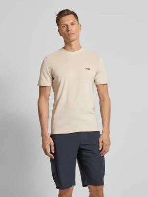 T-shirt z nadrukiem z logo BOSS Green