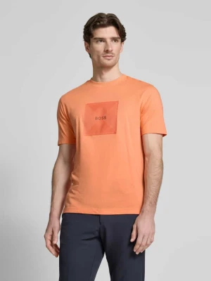 T-shirt z nadrukiem z logo BOSS Green