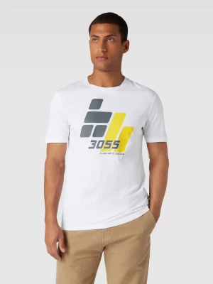 T-shirt z nadrukiem z logo Boss Orange