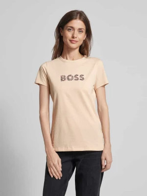 T-shirt z nadrukiem z logo Boss Orange