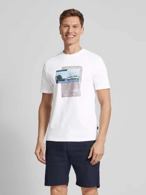 T-shirt z nadrukiem z logo Boss Orange