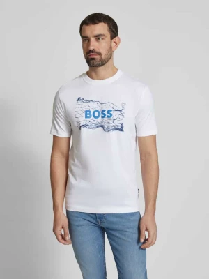 T-shirt z nadrukiem z logo Boss Orange