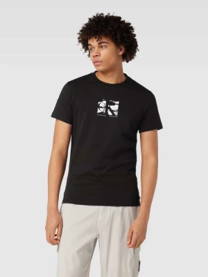T-shirt z nadrukiem z logo Calvin Klein Jeans