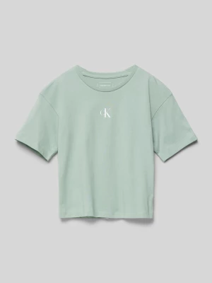 T-shirt z nadrukiem z logo Calvin Klein Jeans