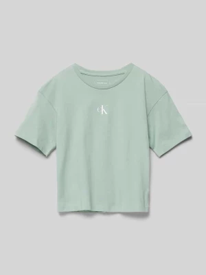 T-shirt z nadrukiem z logo Calvin Klein Jeans