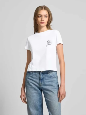 T-shirt z nadrukiem z logo Calvin Klein Jeans