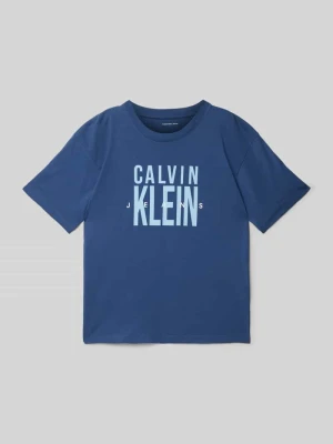 T-shirt z nadrukiem z logo Calvin Klein Jeans