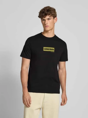 T-shirt z nadrukiem z logo Calvin Klein Jeans