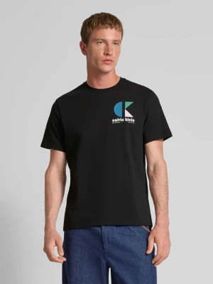 T-shirt z nadrukiem z logo Calvin Klein Jeans