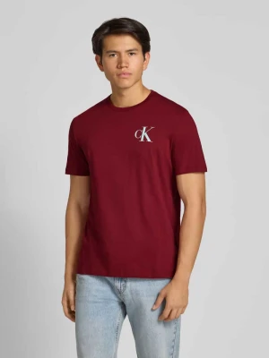 T-shirt z nadrukiem z logo Calvin Klein Jeans