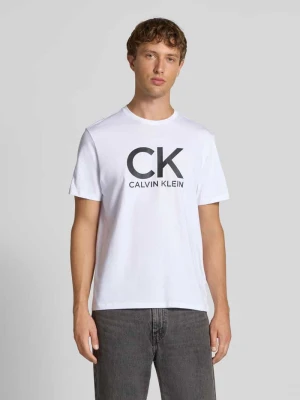 T-shirt z nadrukiem z logo Calvin Klein Jeans