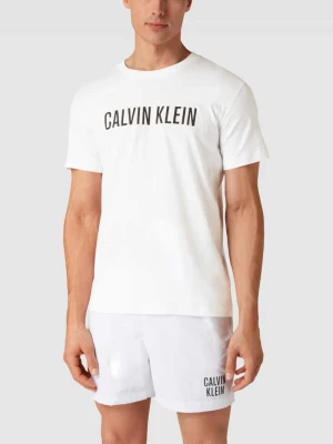 T-shirt z nadrukiem z logo Calvin Klein Underwear
